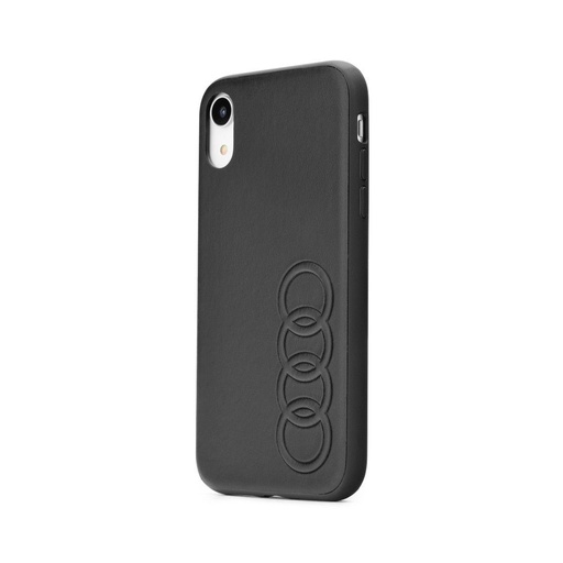 Apple iPhone 11 Pro AUDI leather prémium hátlap tok, (Fekete) - AU-TPUPCIP11-TT/D1-BK