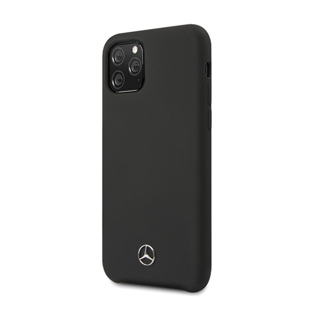 Apple iPhone 11 Pro Mercedes prémium hátlap tok, (Fekete) - MEHCN58SILBK