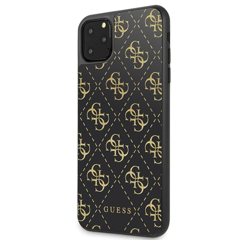 Apple iPhone 11 Pro Guess 4G Double Layer Glitter tok (Fekete) - GUHCN584GGPBK