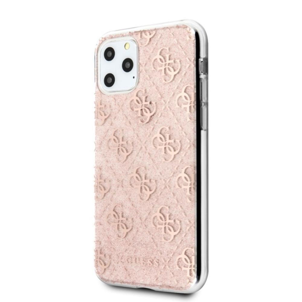 Apple iPhone 11 Pro Guess 4G Glitter tok (Rózsaszín) - GUHCN58PCU4GLPI