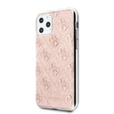 Apple iPhone 11 Pro Guess 4G Glitter tok (Rózsaszín) - GUHCN58PCU4GLPI