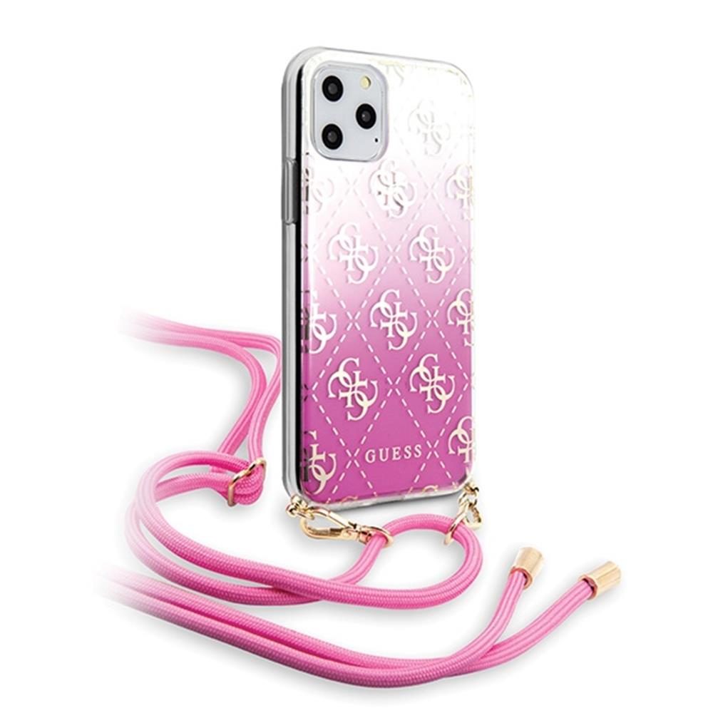 Apple iPhone 11 Pro Guess 4G Electroplated Gradient tok (Rózsaszín) - GUHCN58WO4GPI