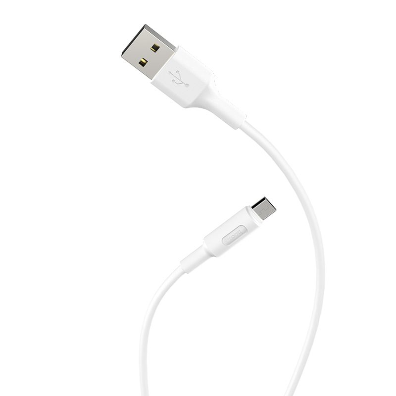 Hoco X25 microUSB kábel, 2A, 1m, fehér