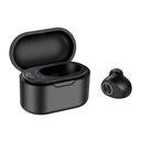 Borofone BC29 vezeték nélküli headset töltőtokkal, fekete