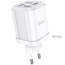 Hoco C84A hálózati töltő (4 USB port), 5V 3,4A, fehér