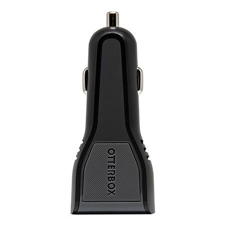 Otterbox autós gyorstöltő (PD + QC töltés), 15W, fekete