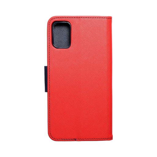 Apple iPhone 12/12 Pro Fancy book notesz tok (piros - kék)
