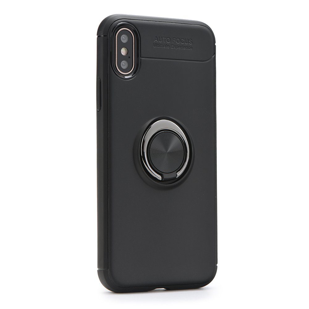 Samsung Galaxy A20S forcell ring hátlap tok, (Fekete)