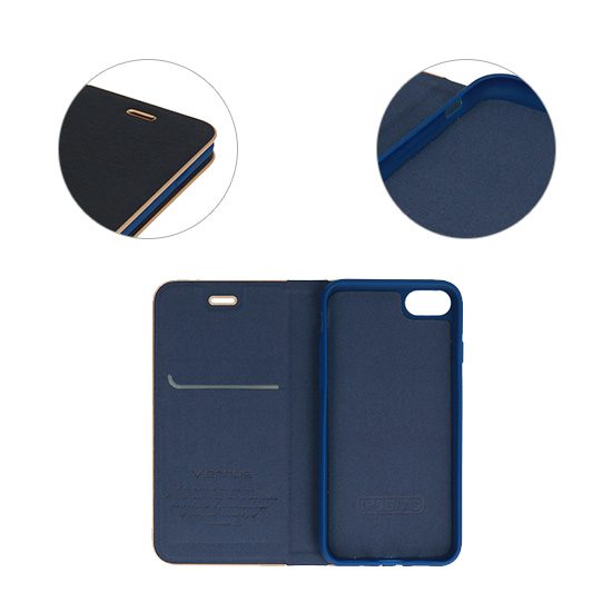 Samsung Galaxy A20s Vennus book notesz tok (Tengerkék)