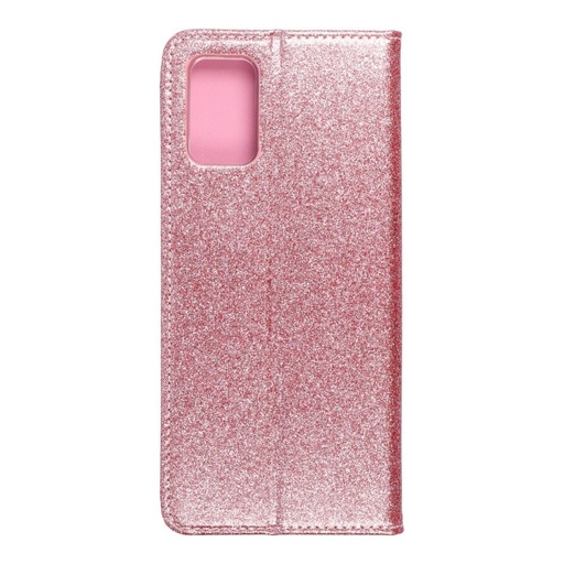 Samsung Galaxy A02s Forcell Shining notesz tok, (Rosegold)