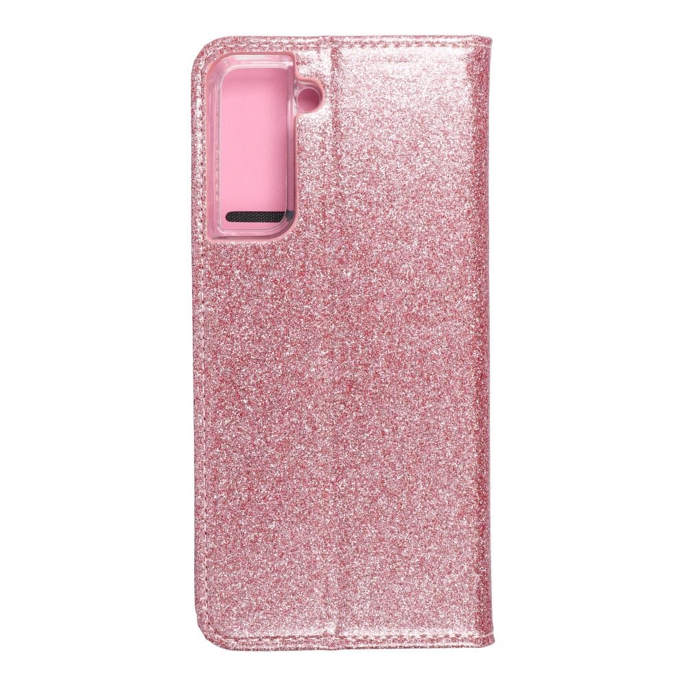 Samsung Galaxy S21 Forcell Shining notesz tok, (Rosegold)
