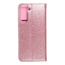 Samsung Galaxy S21 Forcell Shining notesz tok, (Rosegold)
