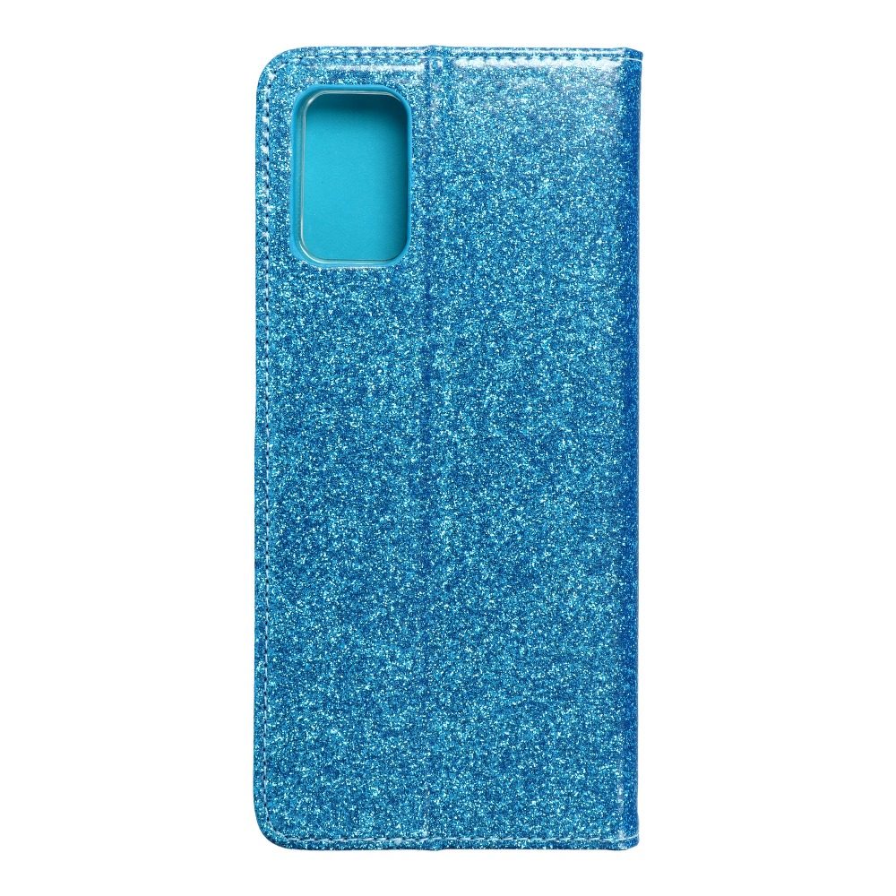 Samsung Galaxy A02s Forcell Shining notesz tok, (Világoskék)