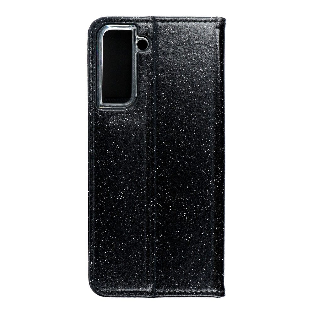 Samsung Galaxy S21 Forcell Shining notesz tok, (Fekete)
