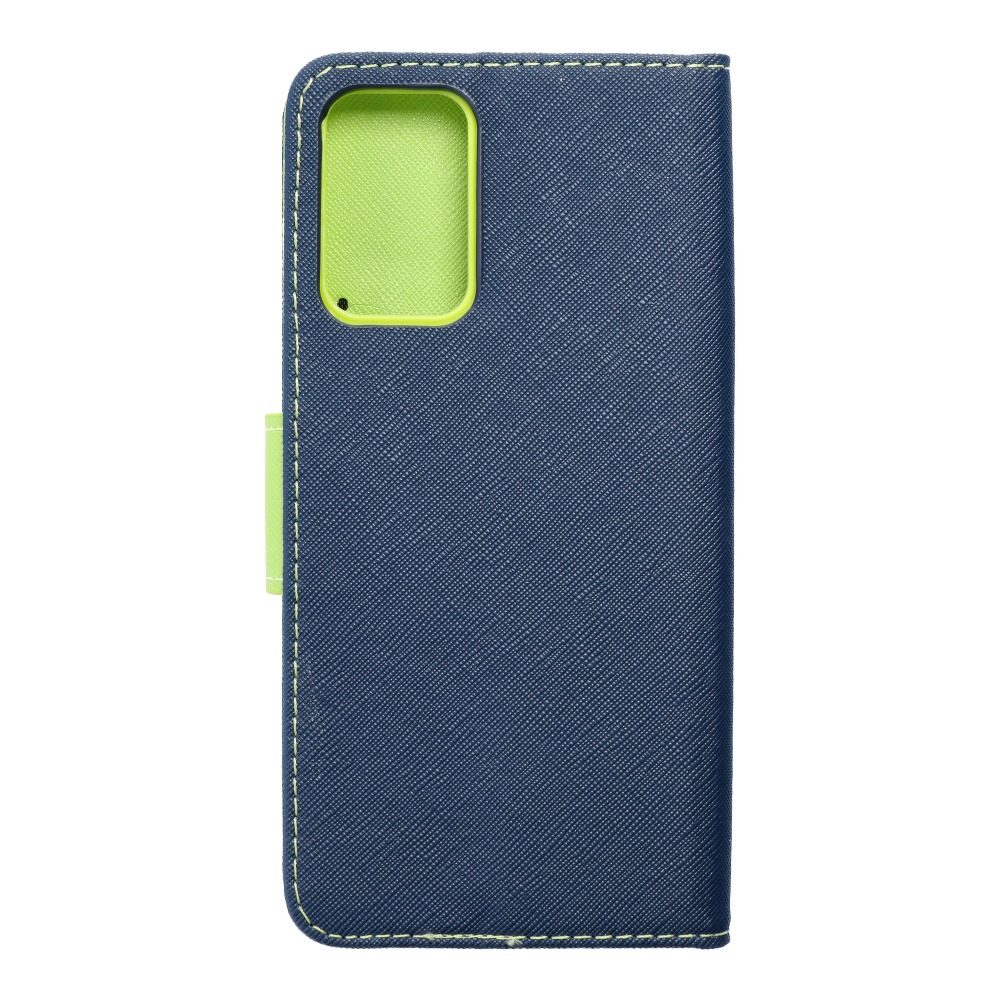 Samsung Galaxy A72/A72 5G Fancy book notesz tok, (kék - lime)