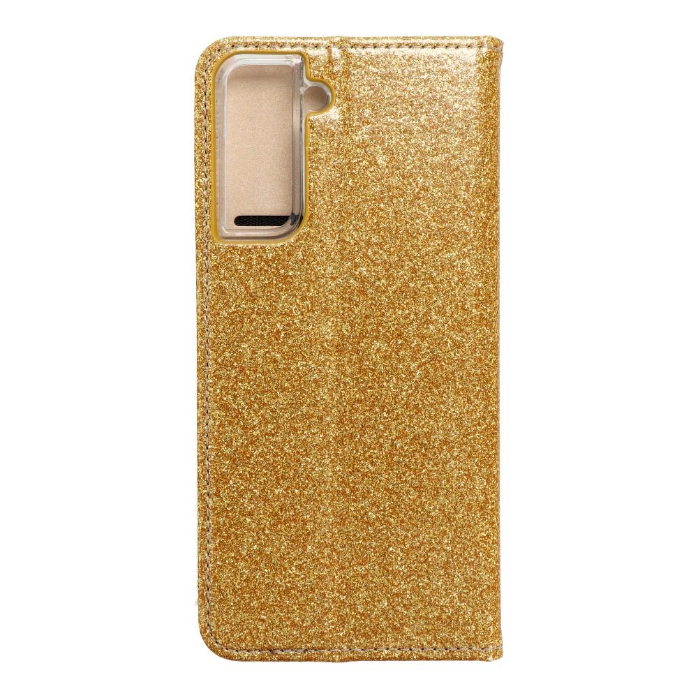 Samsung Galaxy S21 Forcell Shining notesz tok, (Arany)