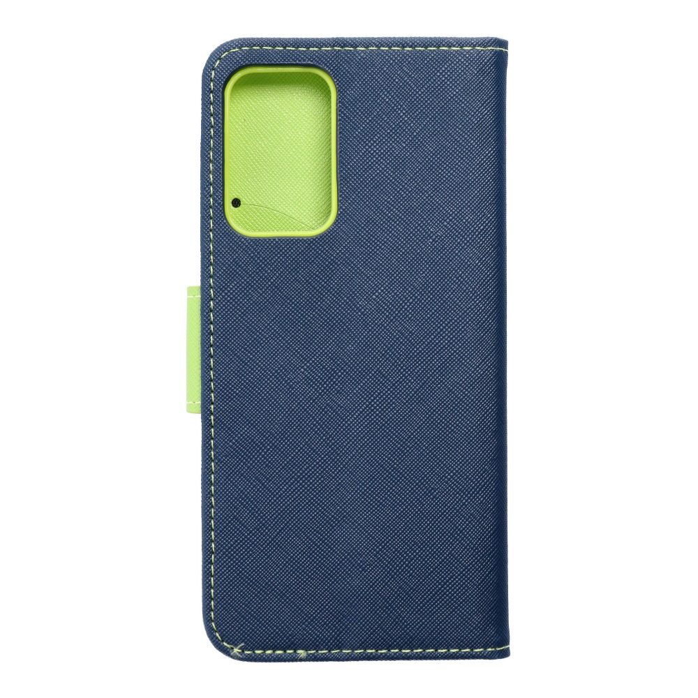 Samsung Galaxy A52 / A52 5G / A52s 5G Fancy book notesz tok (kék - lime)