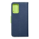 Samsung Galaxy A52 / A52 5G / A52s 5G Fancy book notesz tok (kék - lime)