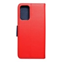 Samsung Galaxy A72/A72 5G Fancy book notesz tok, (piros - kék)
