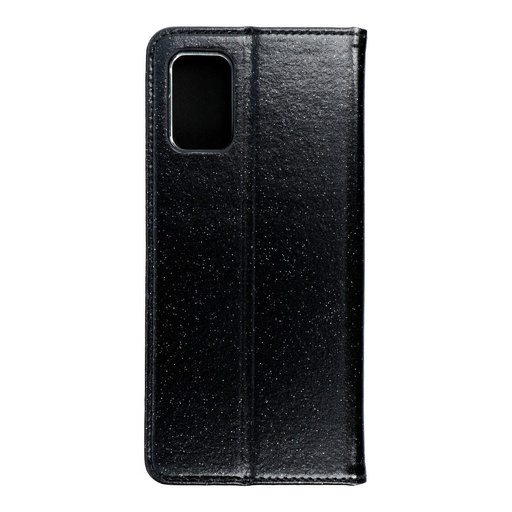 Samsung Galaxy A02s Forcell Shining notesz tok, (Fekete)