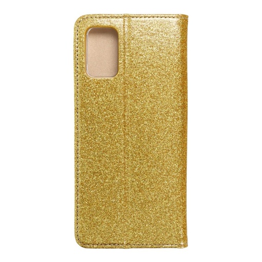 Samsung Galaxy A02s Forcell Shining notesz tok, (Arany)