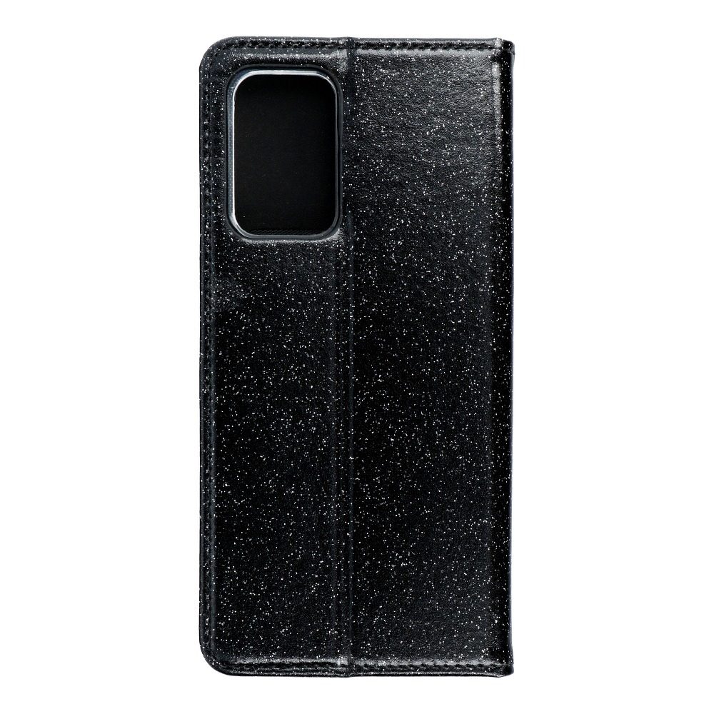 Samsung Galaxy A52 / A52 5G / A52s 5G Forcell Shining notesz tok (Fekete)