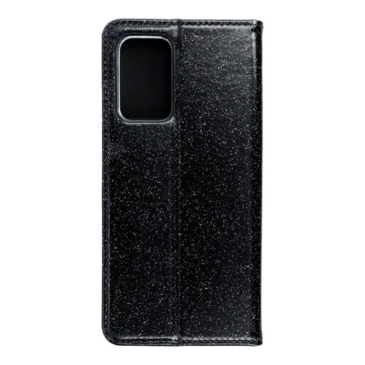 Samsung Galaxy A52 / A52 5G / A52s 5G Forcell Shining notesz tok (Fekete)
