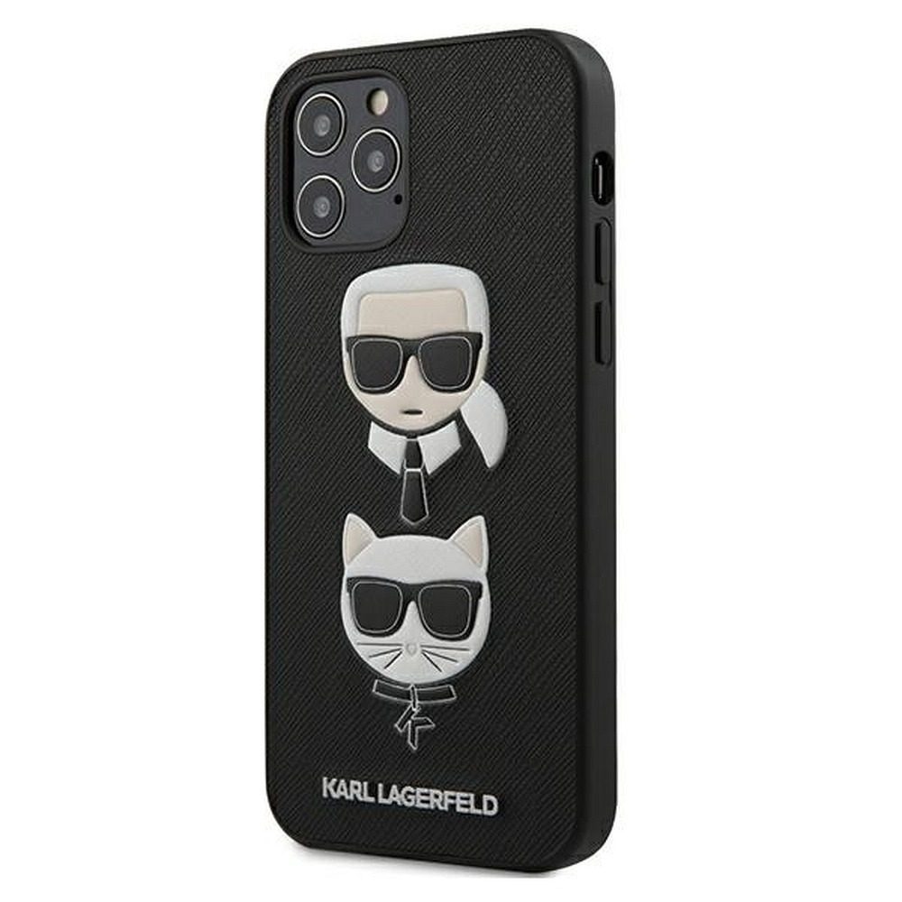 Apple iPhone 12 mini Karl Lagerfeld Original tok (Fekete) – KLHCP12SSAKICKCBK