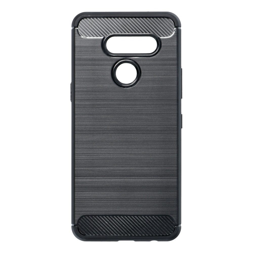 LG K50S forcell carbon hátlap tok (Fekete)