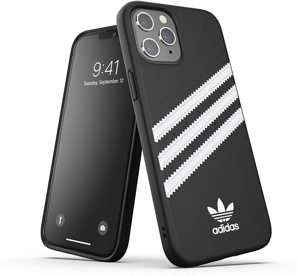 Apple iPhone 12 Pro Max Adidas Moulded prémium hátlap tok, (Fekete)