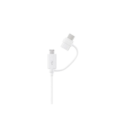 Samsung MicroUSB + USB-C 2in1 adatkábel 1.5 m (Fehér)