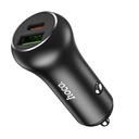 Hoco Z38 autós gyorstöltő (PD + QC töltés), QC 3.0, 38W, fekete