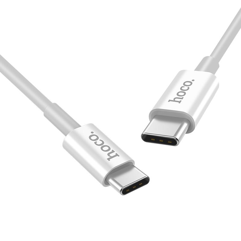Hoco X23 type-C kábel (PD gyorstöltő), 3A, 1M, fehér