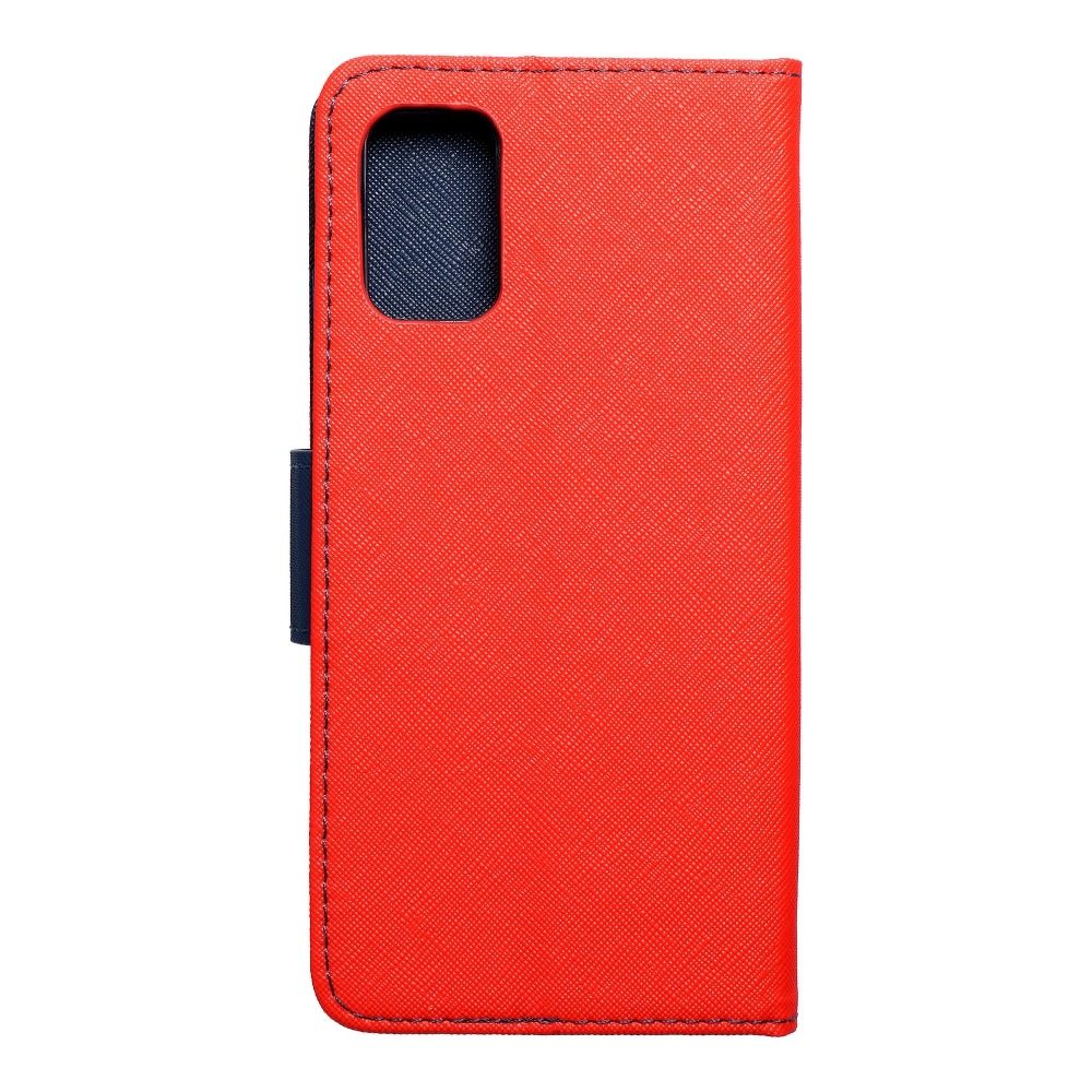 Samsung Galaxy A02s Fancy book notesz tok, (piros - kék)