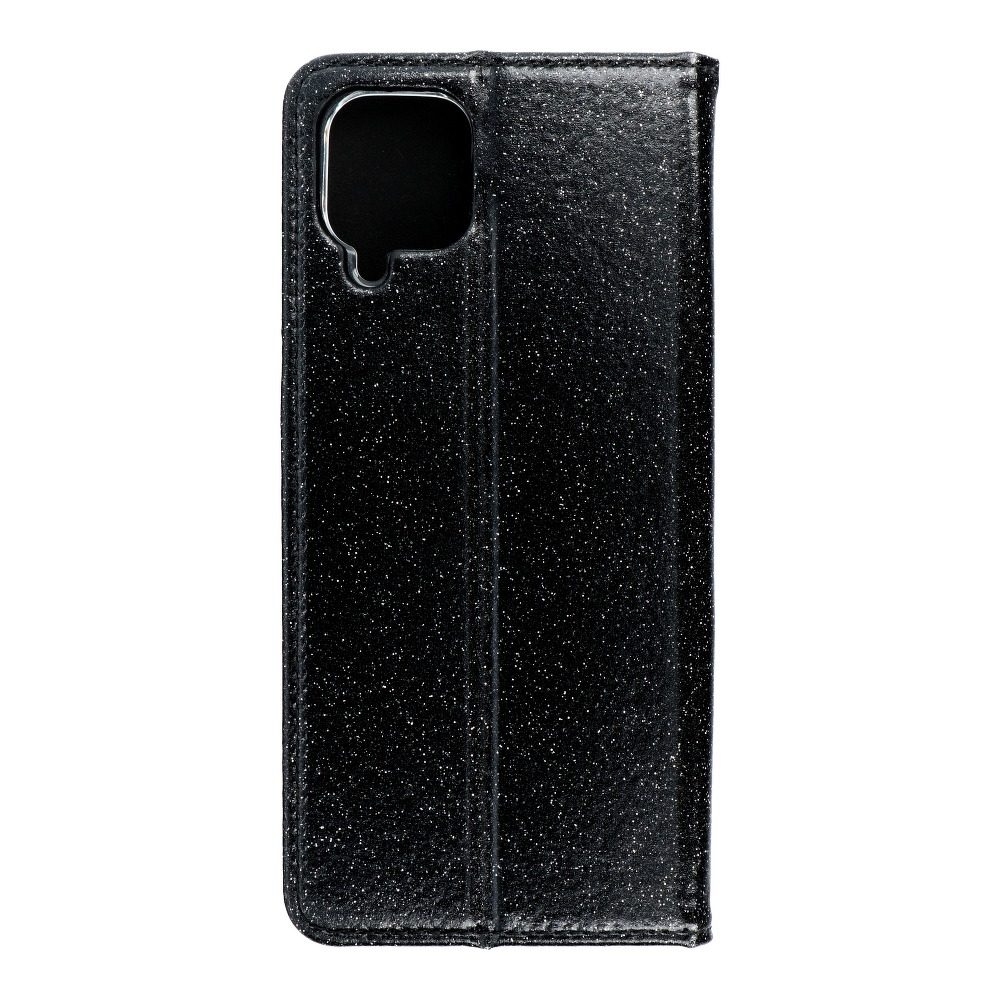 Samsung Galaxy A12 Forcell Shining notesz tok, (Fekete)