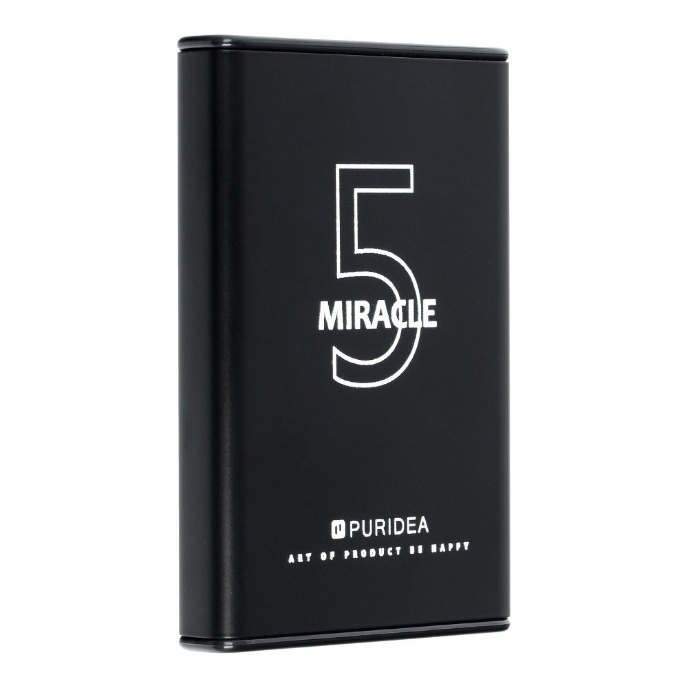 Pureidea S12 power bank, 5000 mAh, fekete