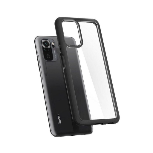 Xiaomi Redmi Note 10/Redmi Note 10S Spigen ultra hybrid prémium hátlap tok, (Fekete)
