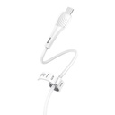 Hoco X49 microUSB kábel, 2.4A, 1M, fehér