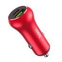 Hoco Z38 autós gyorstöltő (PD + QC töltés), QC 3.0, 38W, piros