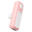 Hoco LS29 lightning elosztó (lightning audio+lightning töltő port), 2A, pink