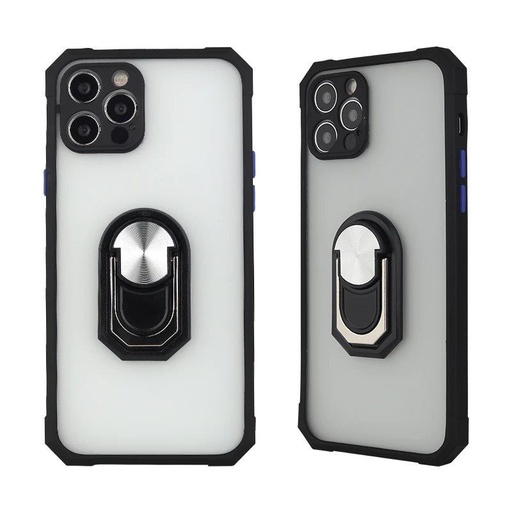 Apple iPhone 7/8/SE 2020/ SE 2022 defender bumper ring hátlap tok (Fekete)