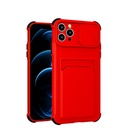 Apple iPhone 7/8/SE 2020/ SE 2022 colored buttons ütésálló hátlap tok (Piros)