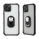 Apple iPhone 12 Pro Max defender bumper ring hátlap tok, (Fekete)