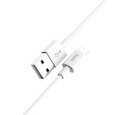 Hoco X23 microUSB kábel, 1M, fehér