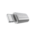 Borofone BV5 átalakító (microUSB, lightning), ezüst