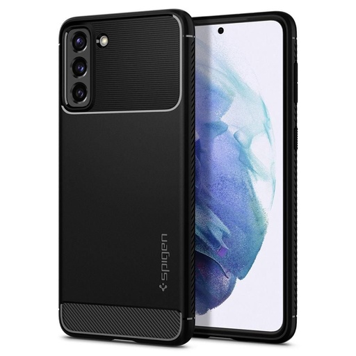 Samsung Galaxy S21 Plus Spigen Rugged armor ütésálló tok (Fekete)