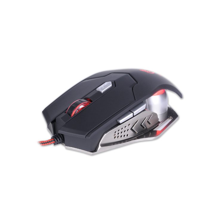 Rebeltec FALCON gaming egér, optikai, 2400 dpi, 1,8M kábelhossz, 6 gombos