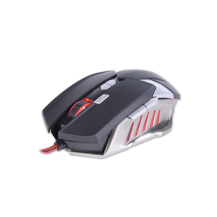 Rebeltec DESTROYER gaming egér, optikai, 4000 dpi, 1.8M kábelhossz, 8 gombos