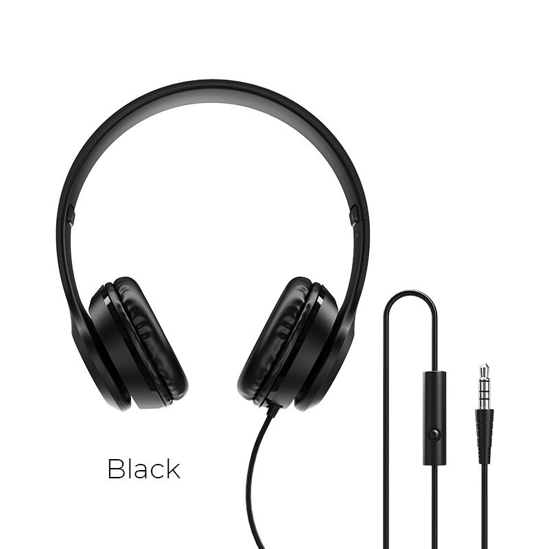 Borofone BO5 headset (jack 3,5mm), fekete