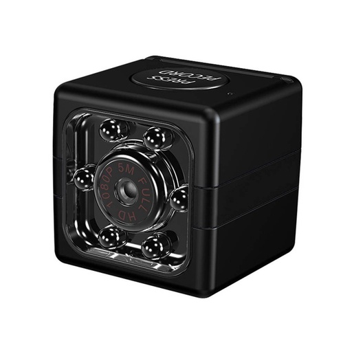 Mini Webcam / Spy Camera webkamera, FullHD 1080p 30fps, Windows, Linux, MacOS kompatibilis, USB, FX01, fekete